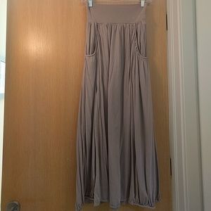 Garnet Hill favorite knit maxi skirt, XS